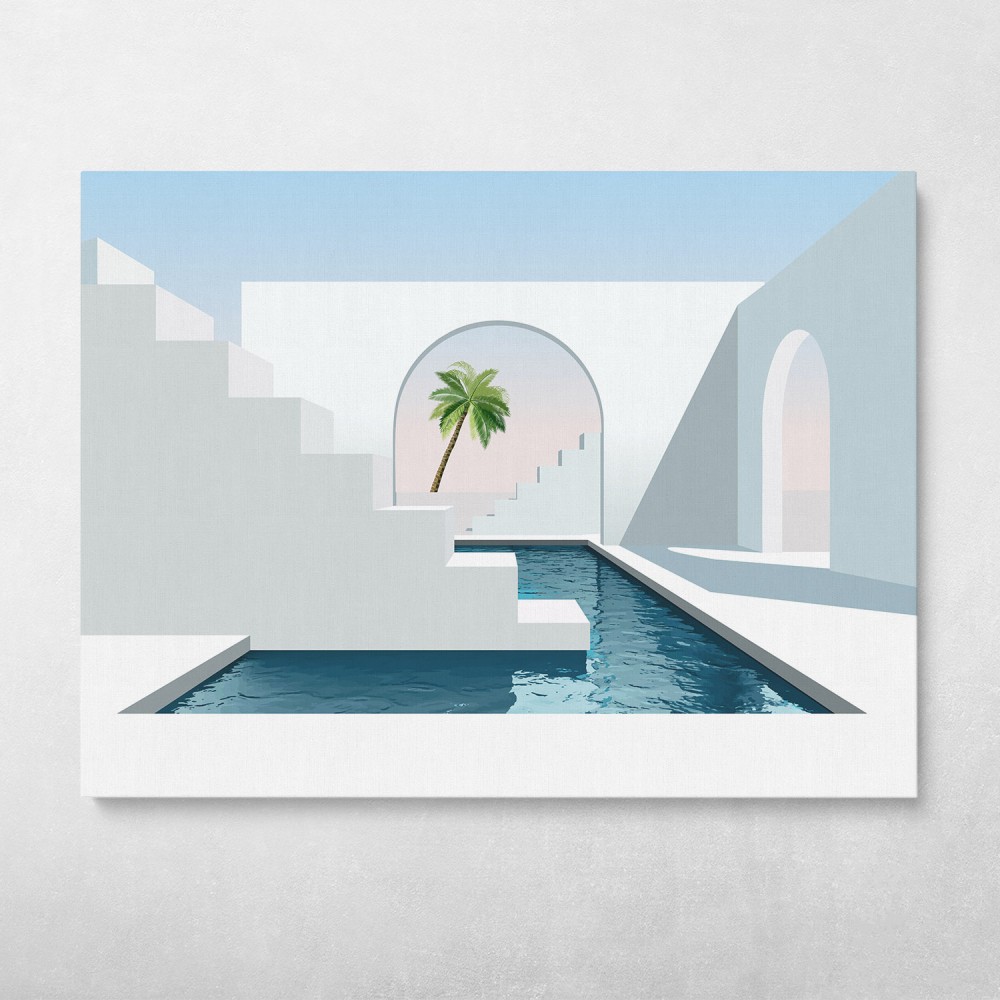 Modern White Architecture 2 (Landscape)