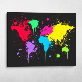 Graffiti World Map